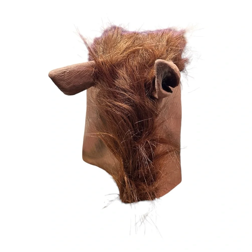 NEW BROWNISH/RED HALLOWEEN HORSE DELUXE MASK UNISEX KIDS & ADULTS